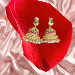 Royal Mayura Jhumkas