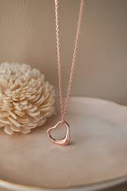 Rose Gold  Heart Pendant